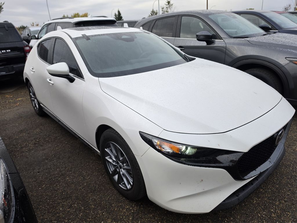 White 2025 Mazda MAZDA3 Sport Hatchback Automatic