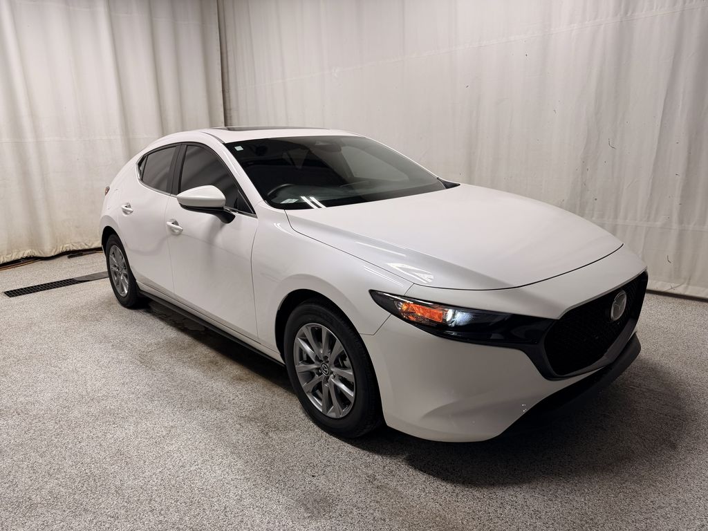 White 2025 Mazda MAZDA3 Sport Hatchback Automatic
