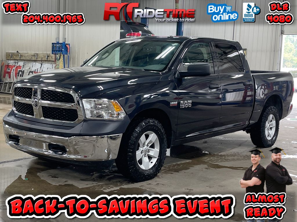 Gray[Maximum Steel Metallic] 2017 Ram 1500 SXT 4WD - Crew Cab, HEMI, Bluetooth