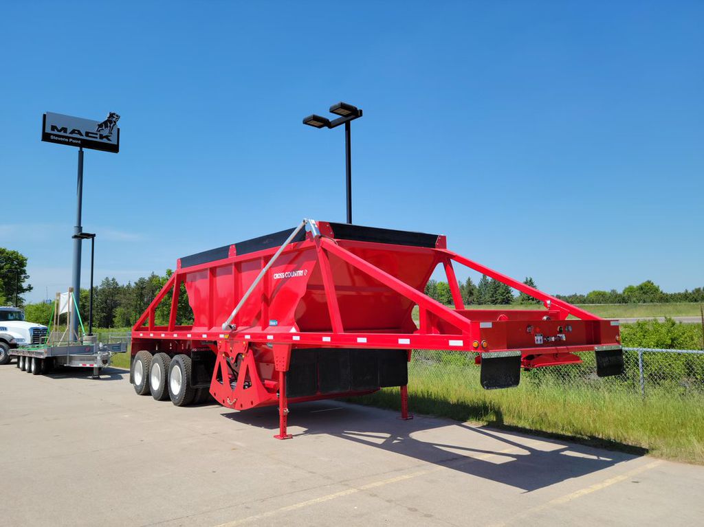 Slide images of 370BCC Belly Dump Trailer 2024 CROSS COUNTRY