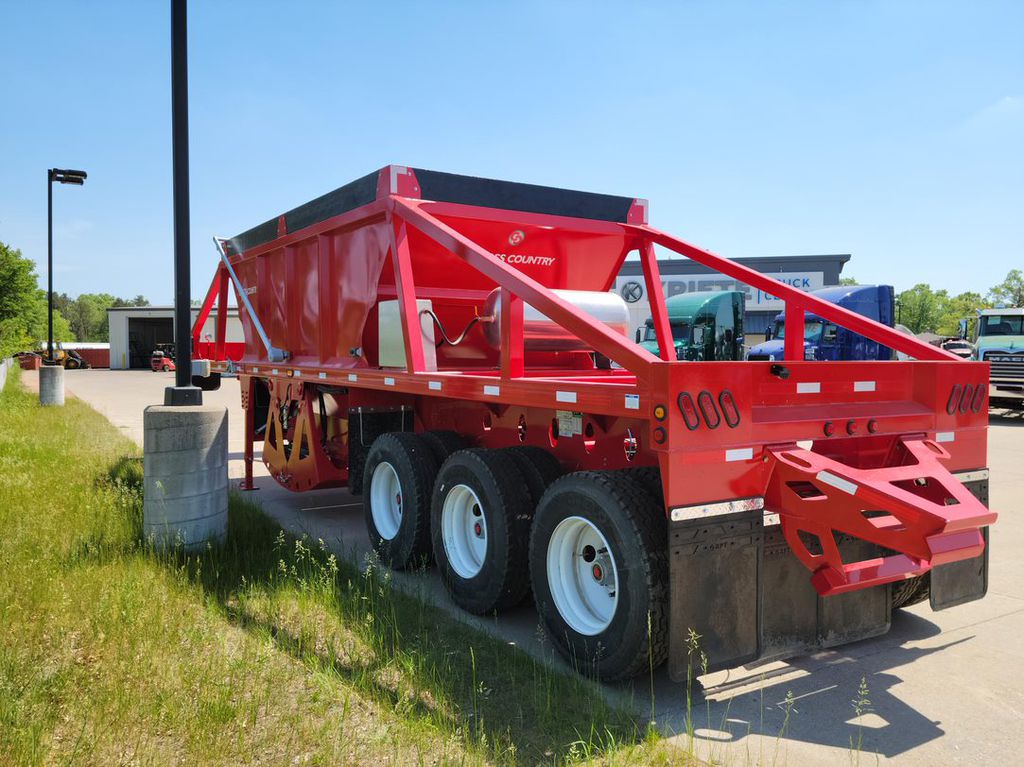 Slide images of 370BCC Belly Dump Trailer 2024 CROSS COUNTRY