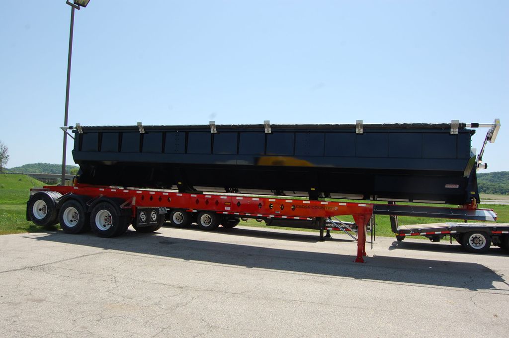 Slide images of 2024 Cross Country 443SDX-HF Side Dump Trailer