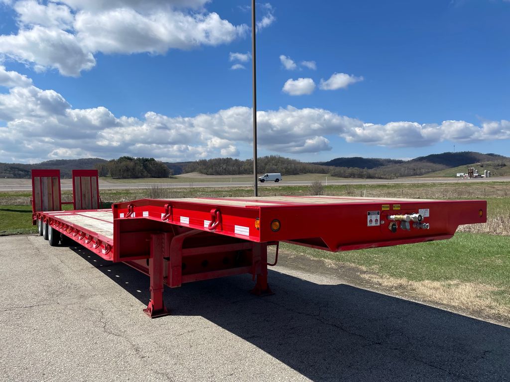 Slide images of 2024 Cross Country 533HTD 50 Ton Hydraulic Tilt Deck Trailer
