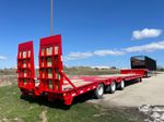 Slide images of 2024 Cross Country 533HTD 50 Ton Hydraulic Tilt Deck Trailer