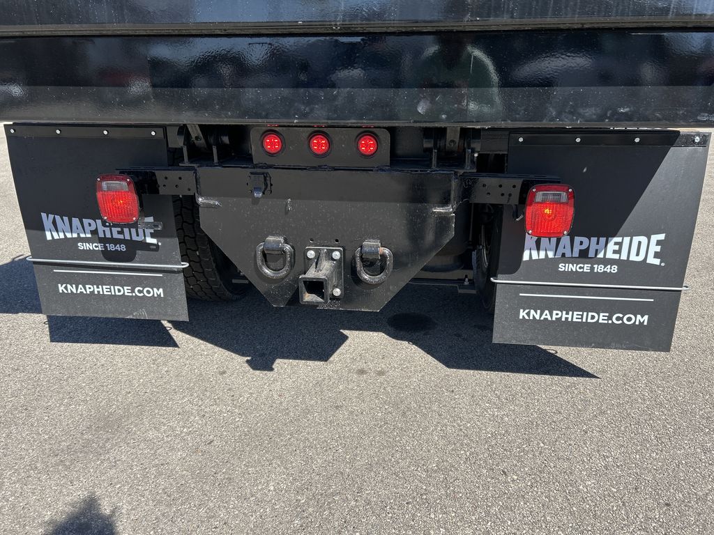 Slide images of 2025 MACK MD642 with 14' Galion Landscaping Body