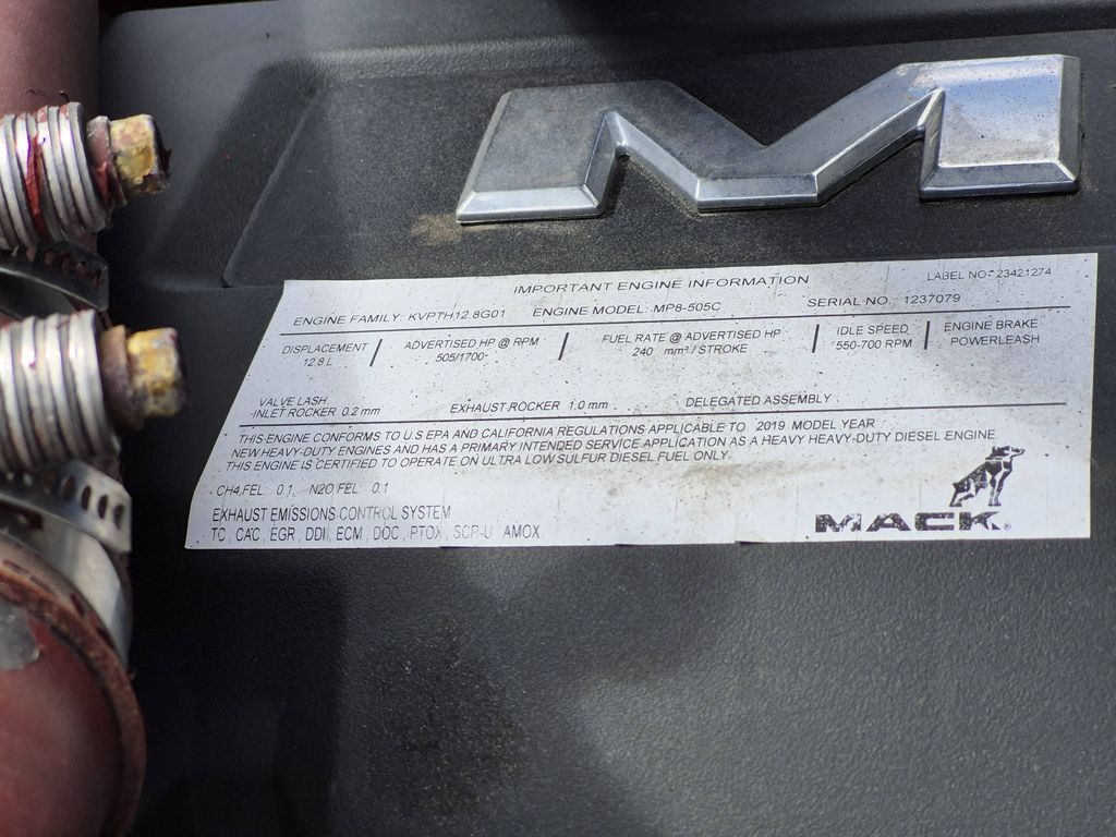 Slide images of 2020 MACK AN64T DC