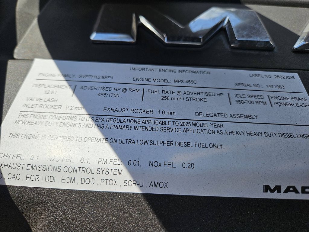 Slide images of 2026 MACK GR104B