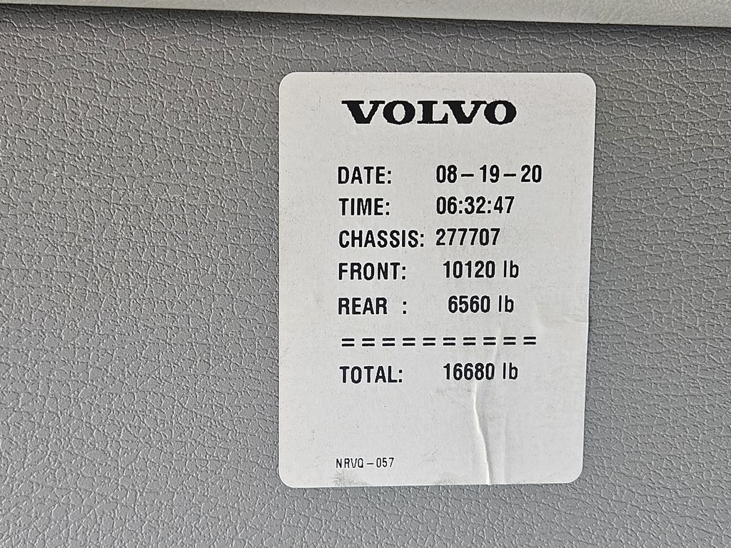 Slide images of 2021 VOLVO VNL64T740