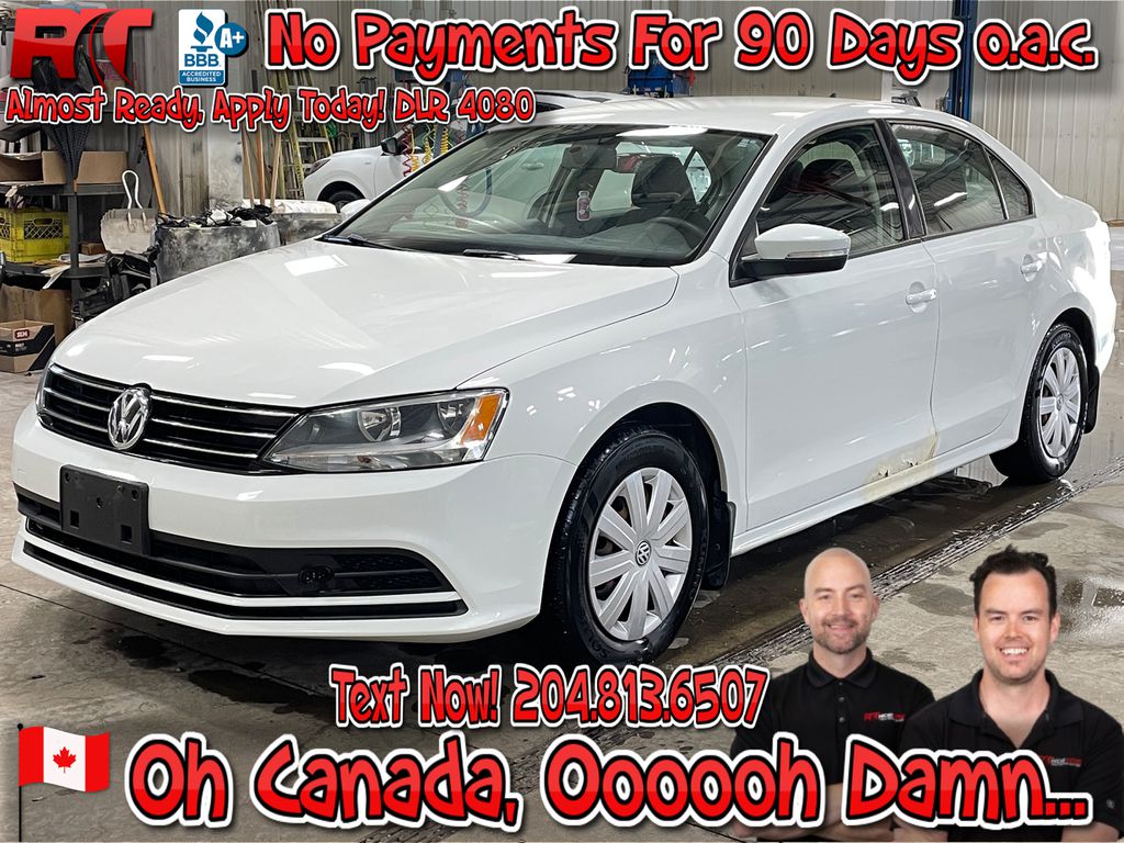 White[Pure White] 2015 Volkswagen Jetta Sedan Trendline+ Auto - Heated Seats, Backup Cam