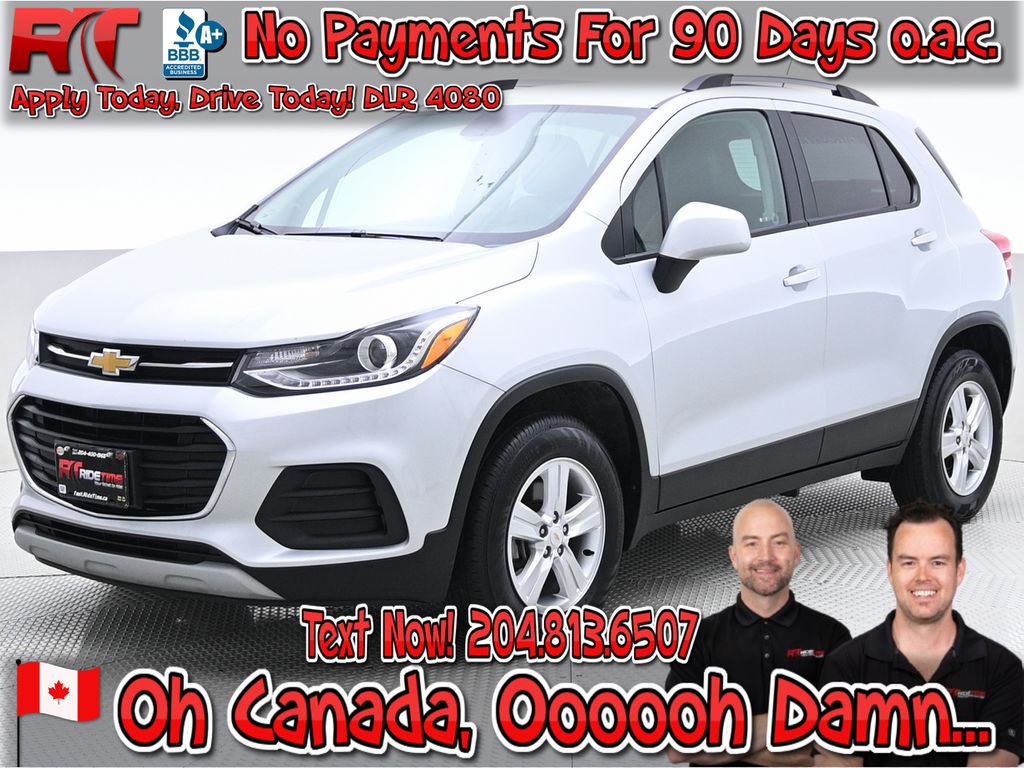 Silver[Silver Ice Metallic] 2021 Chevrolet Trax LT AWD - Leather, CarPlay/Android, Heated Seats