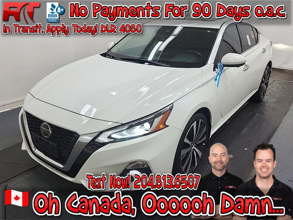 White[Pearl White] 2019 Nissan Altima Edition ONE- Leather, Sunroof, Navigation, Backup Cam