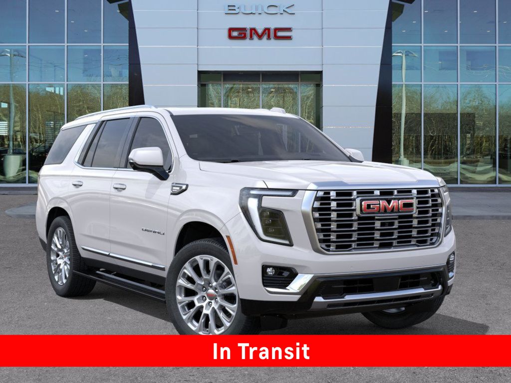White[White Frost Tricoat] 2025 GMC Yukon