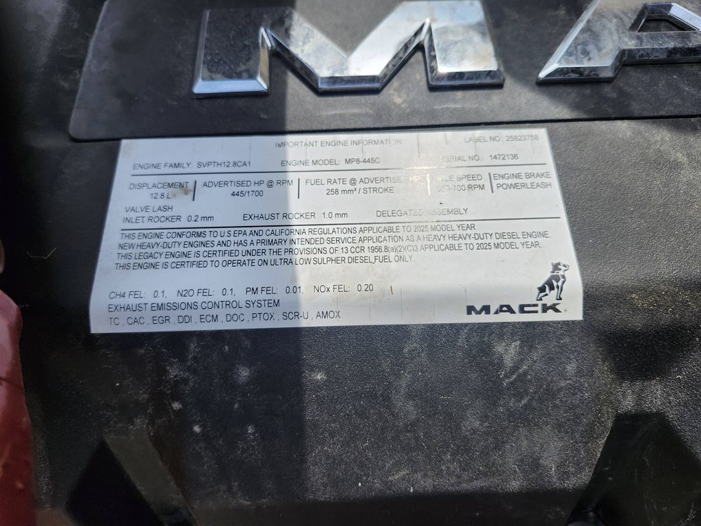 Slide images of 2026 MACK AN64T DC