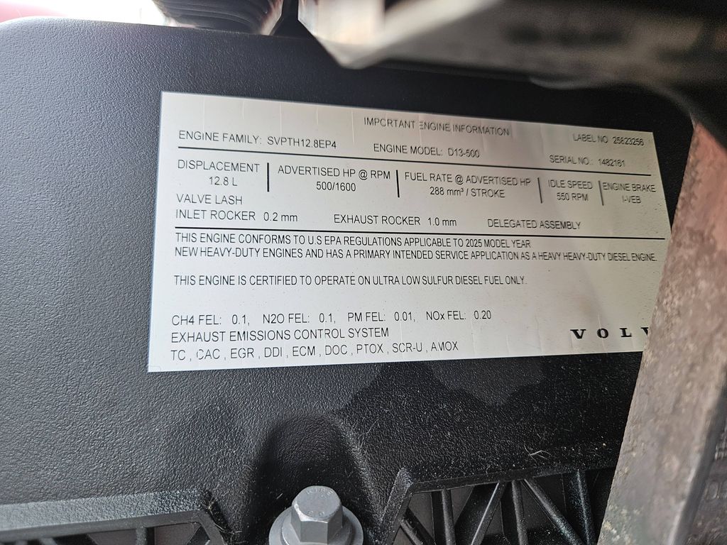 Slide images of 2025 VOLVO VNL64T860
