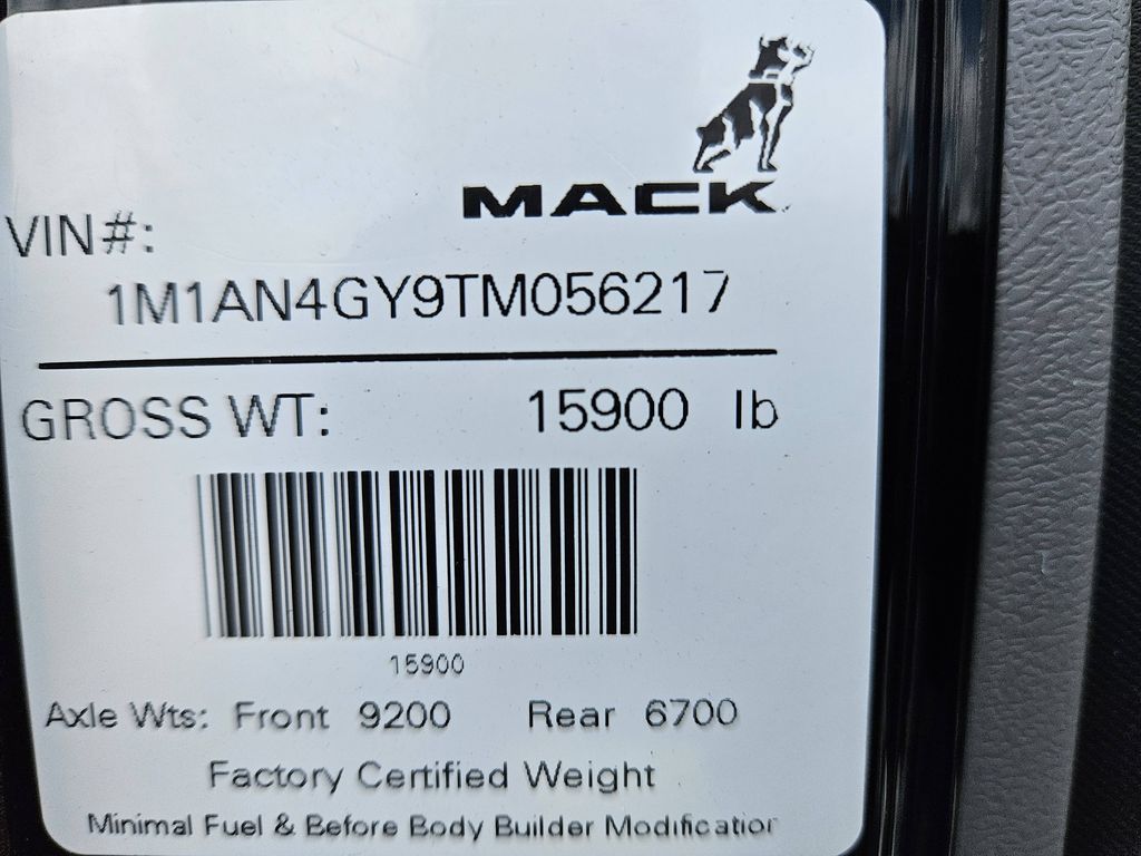 Slide images of 2026 MACK AN64T DC