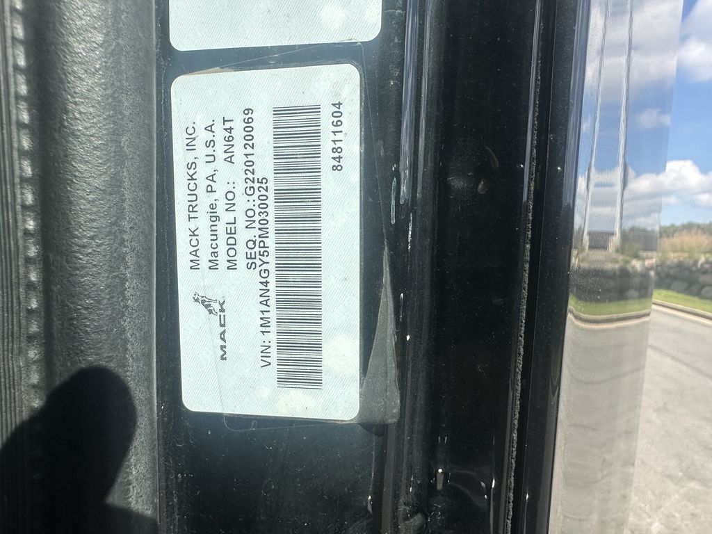 Slide images of 2023 MACK AN64T