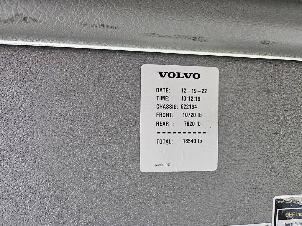Slide images of 2023 VOLVO VNL64T760