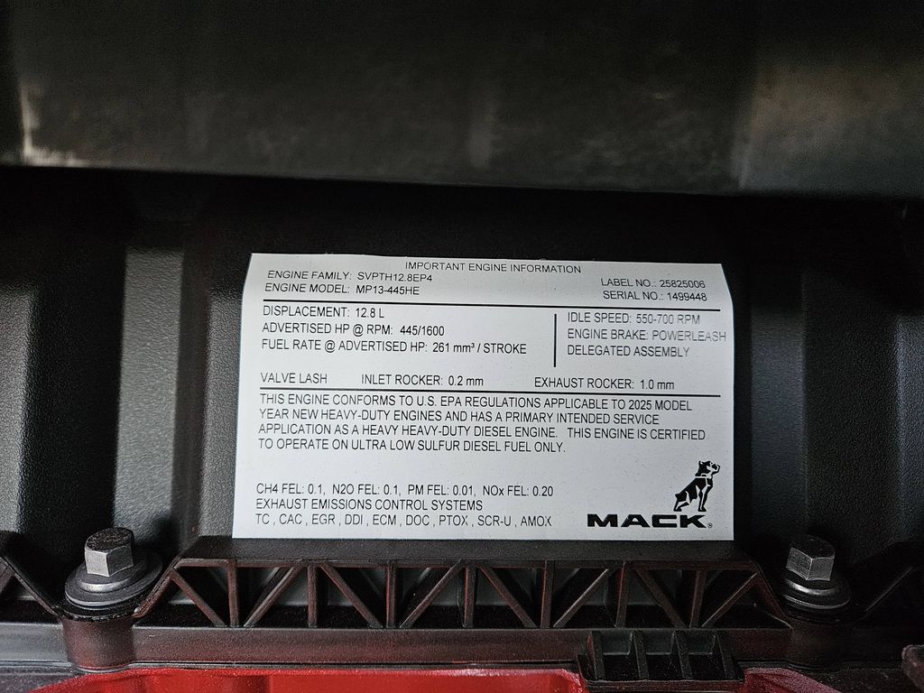 Slide images of 2026 MACK PIONEER 64T 76M