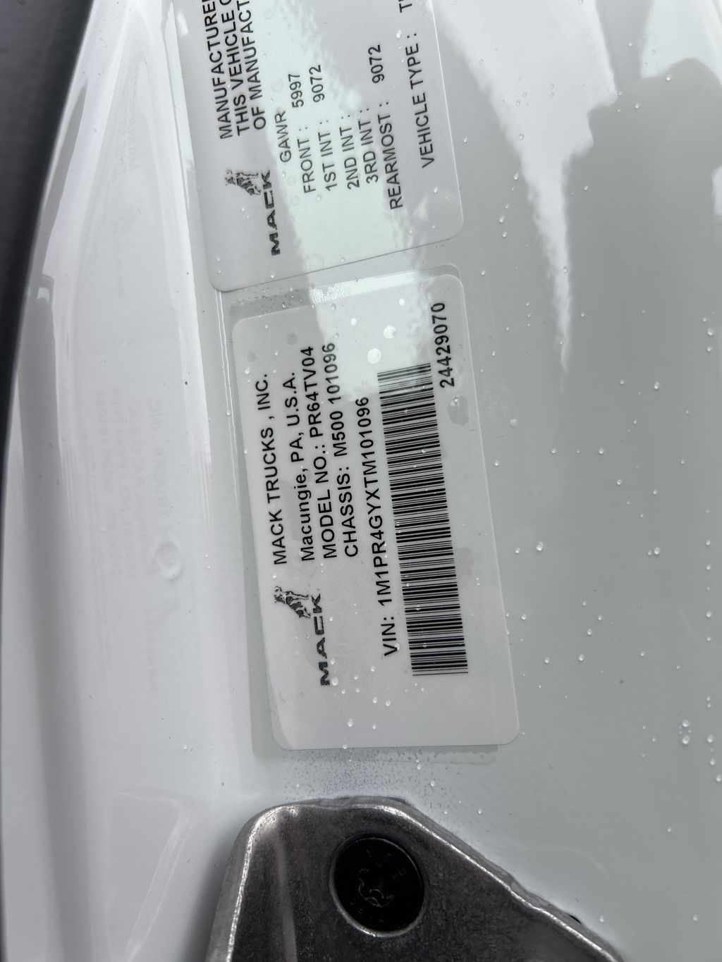 Slide images of 2026 MACK PIONEER 64T DC