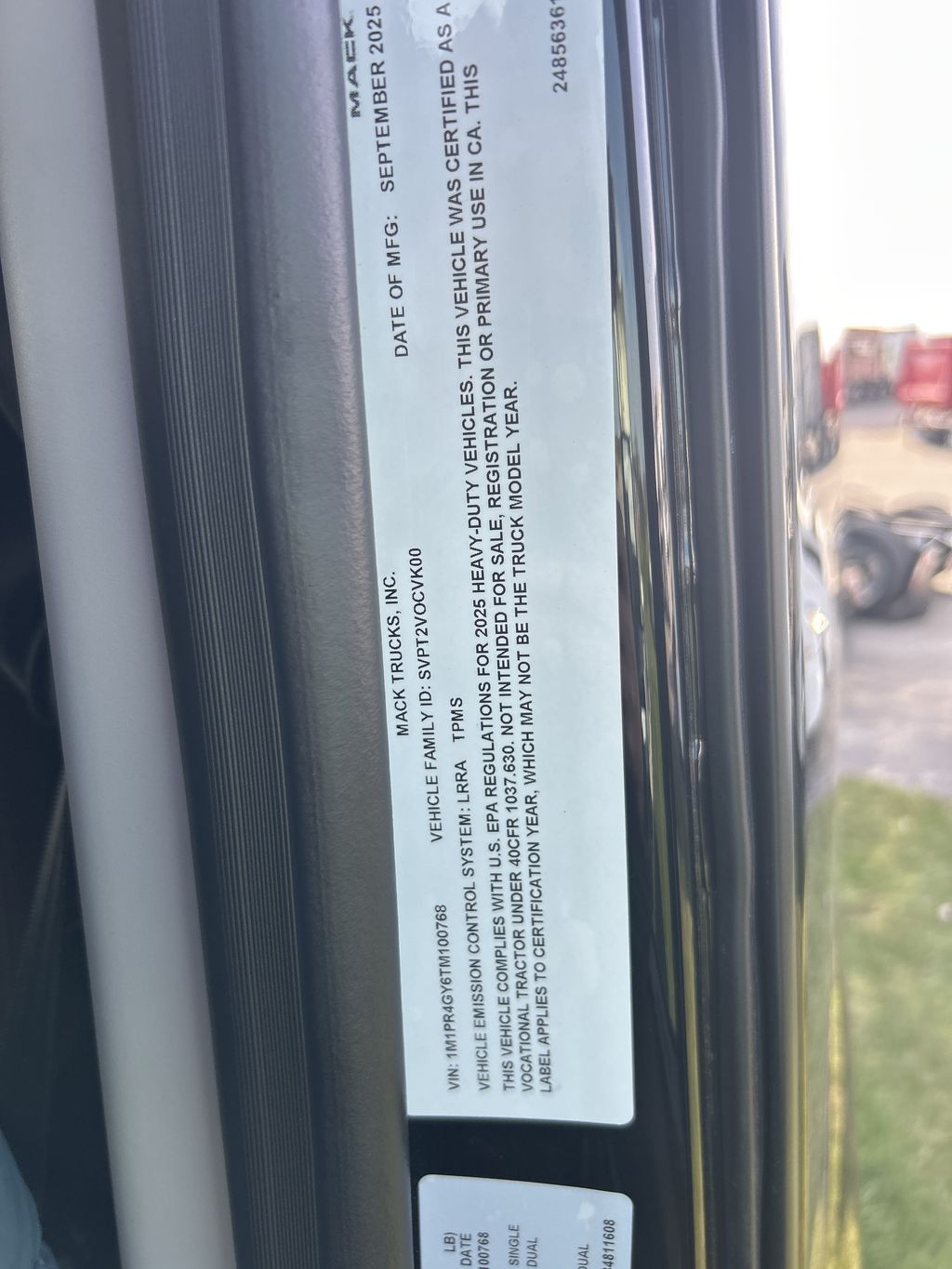 Slide images of 2026 MACK PIONEER 64T 64M