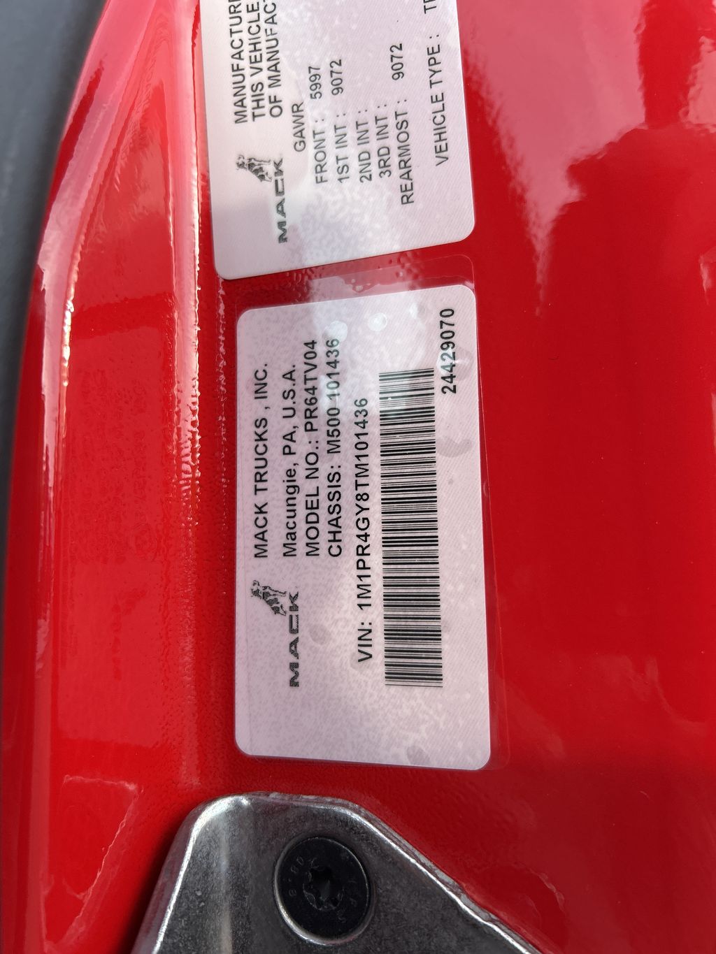 Slide images of 2026 MACK PIONEER 64T DC