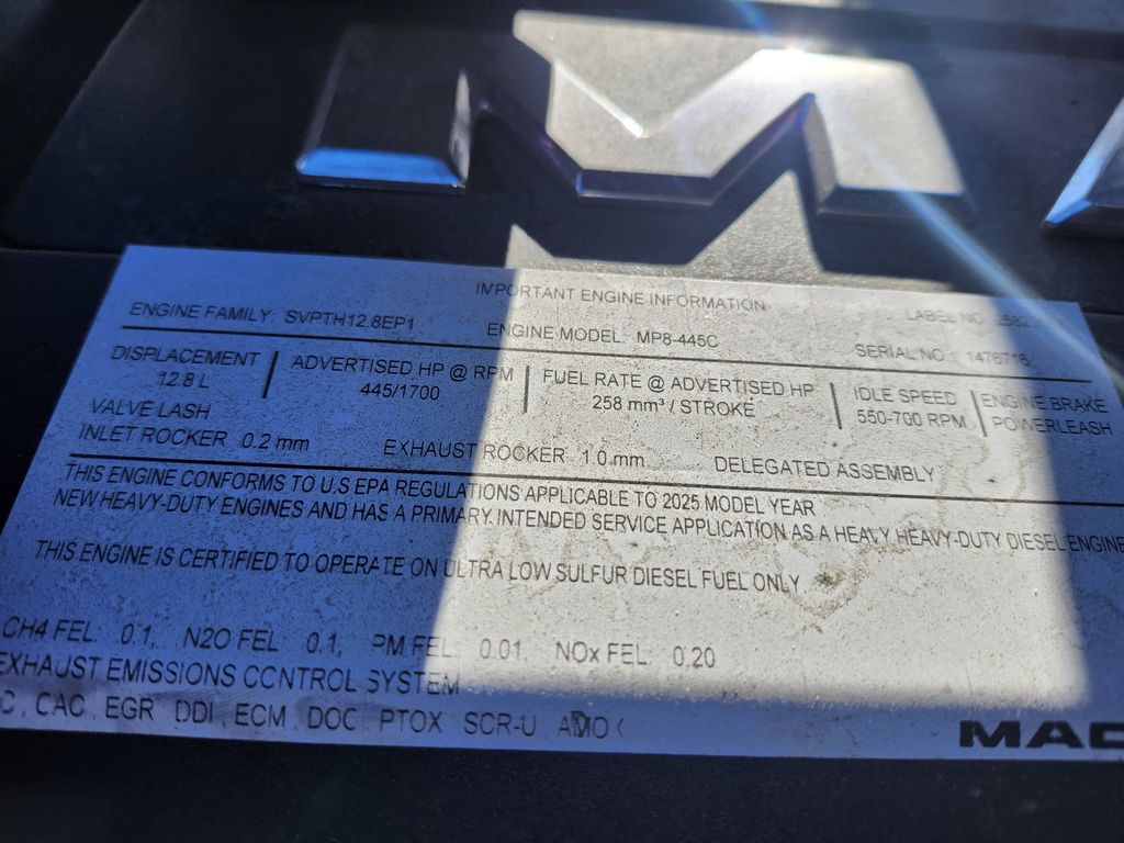 Slide images of 2026 MACK GR104B