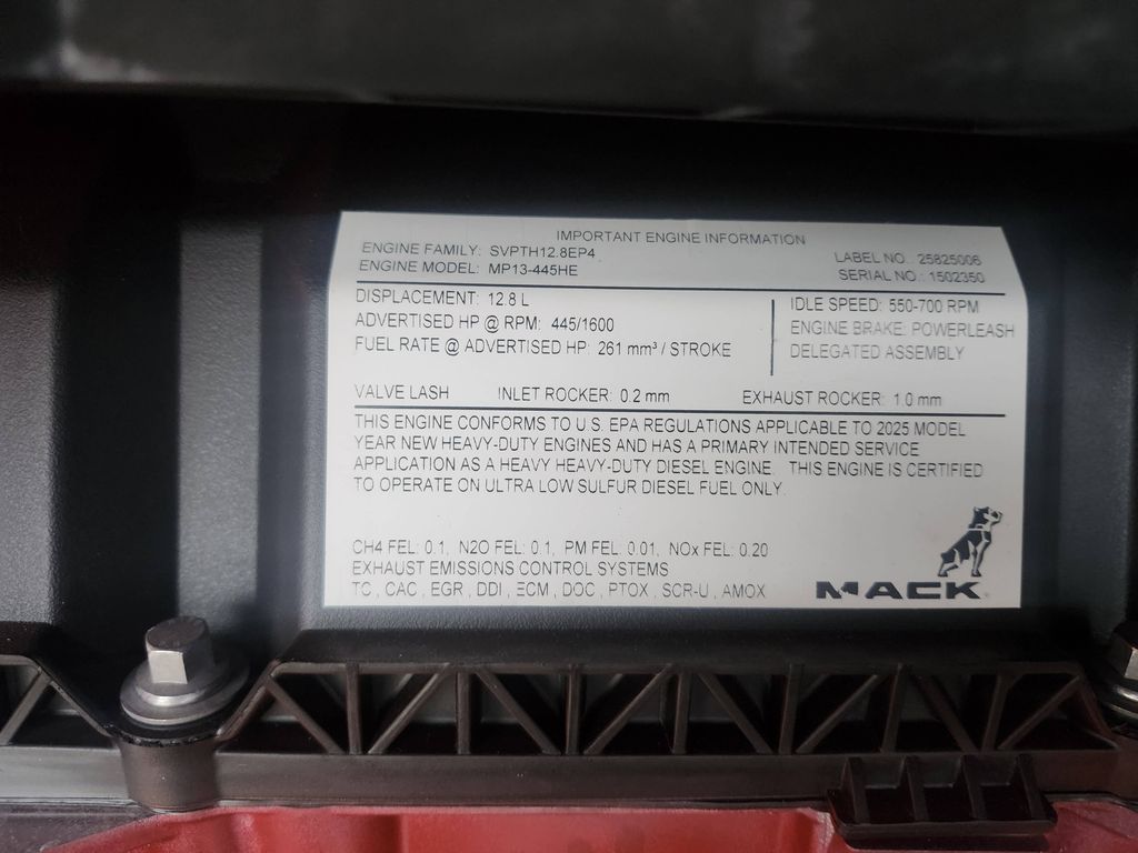 Slide images of 2026 MACK PIONEER 64T 76H