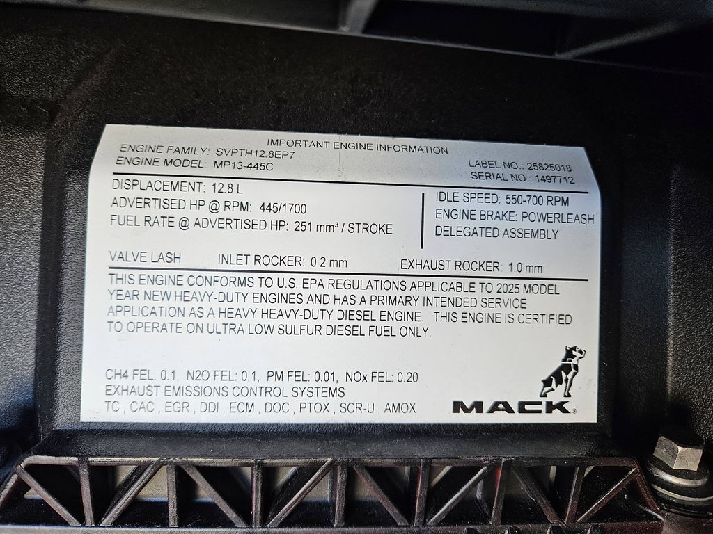 Slide images of 2026 MACK PIONEER 64T 64M