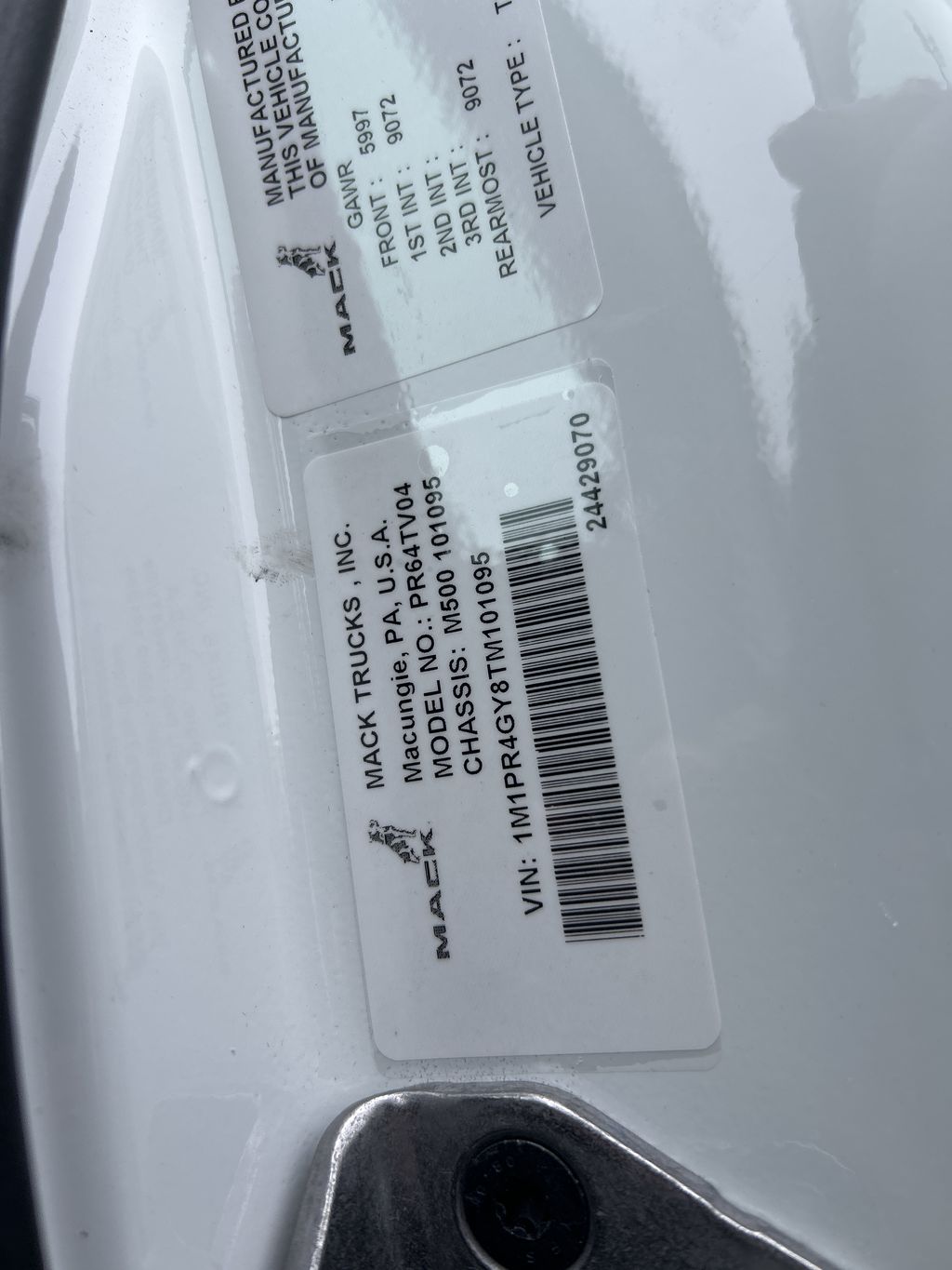 Slide images of 2026 MACK PIONEER 64T DC