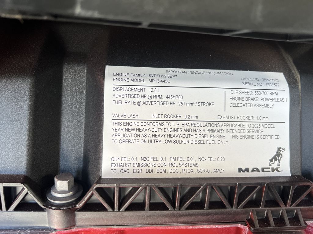 Slide images of 2026 MACK PIONEER 64T 76H