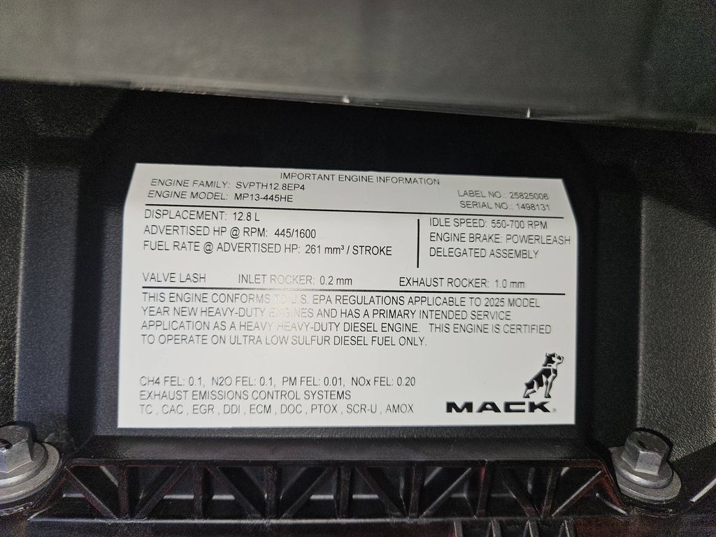 Slide images of 2026 MACK PIONEER 64T 76H