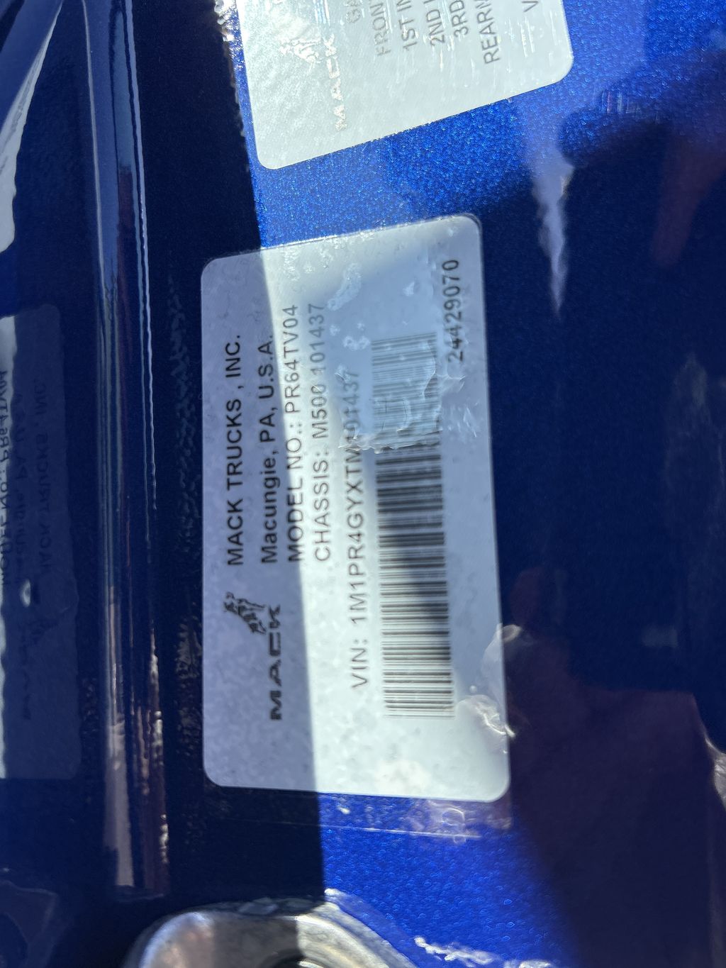 Slide images of 2026 MACK PIONEER 64T DC