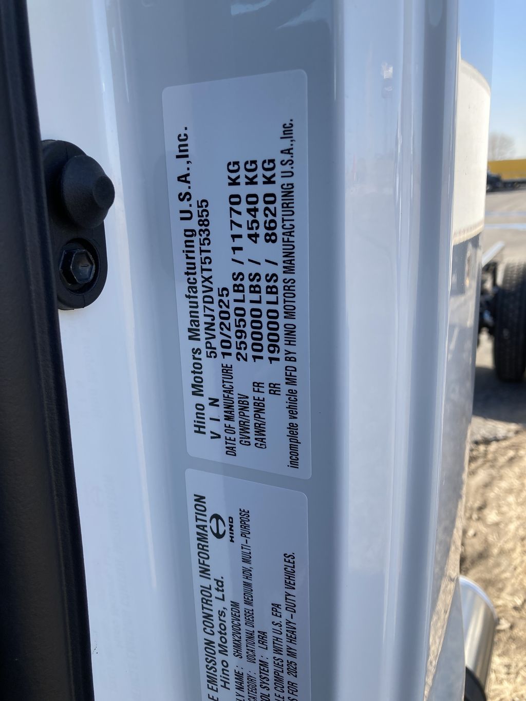 Slide images of 2026 HINO L6-26