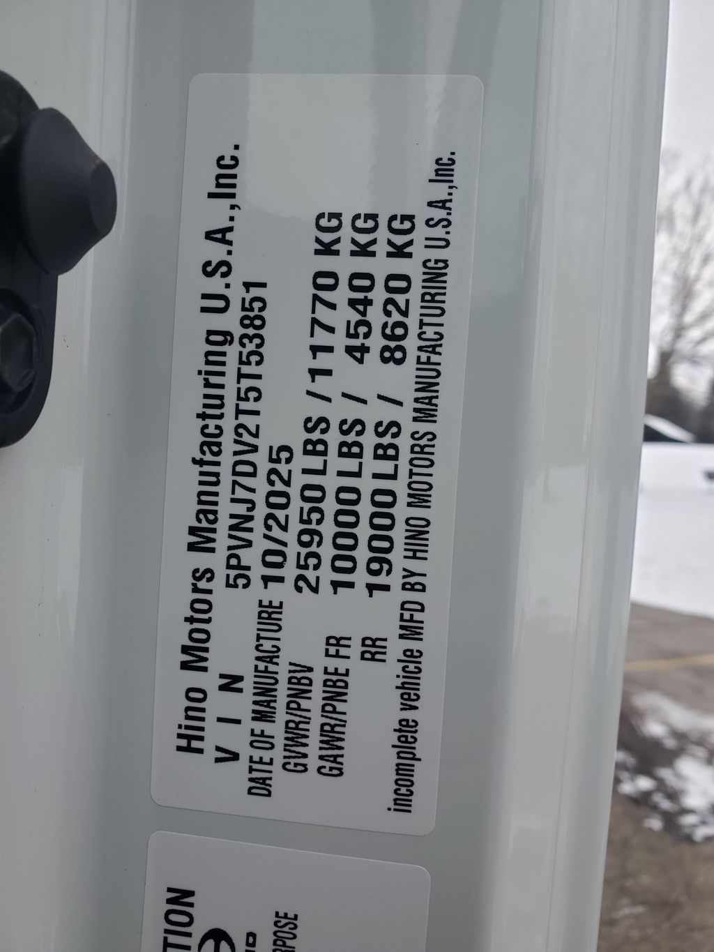 Slide images of 2026 HINO L6-26