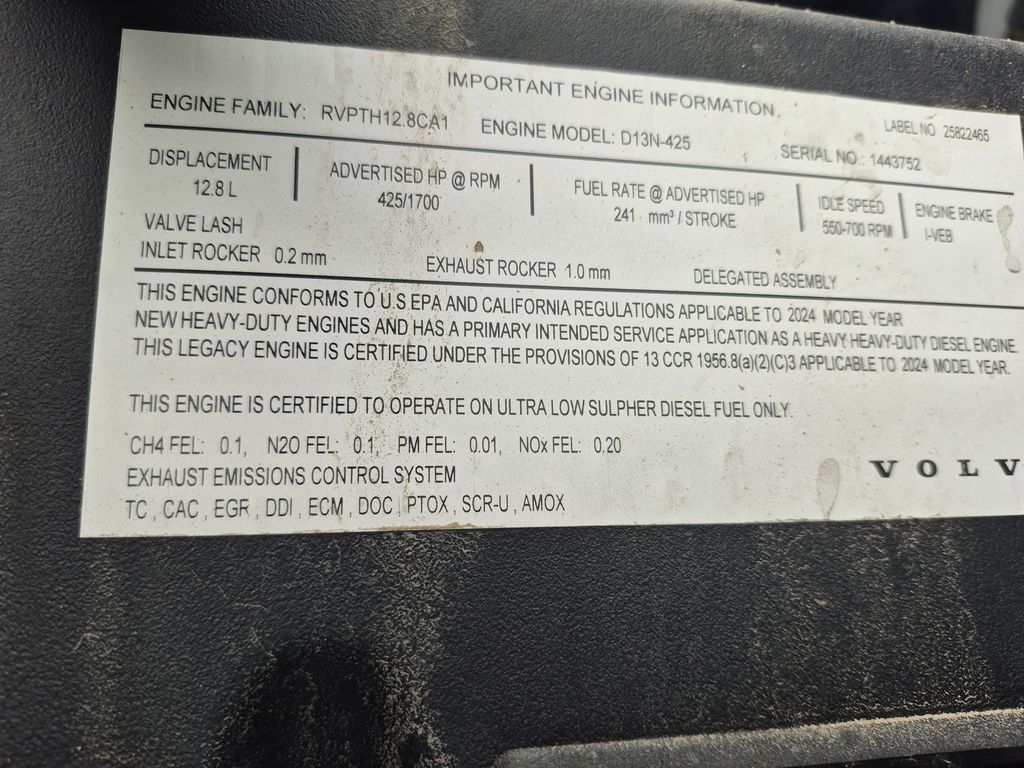 Slide images of 2025 VOLVO VNR64T300 