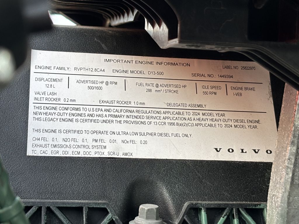 Slide images of 2025 VOLVO VNL64T860