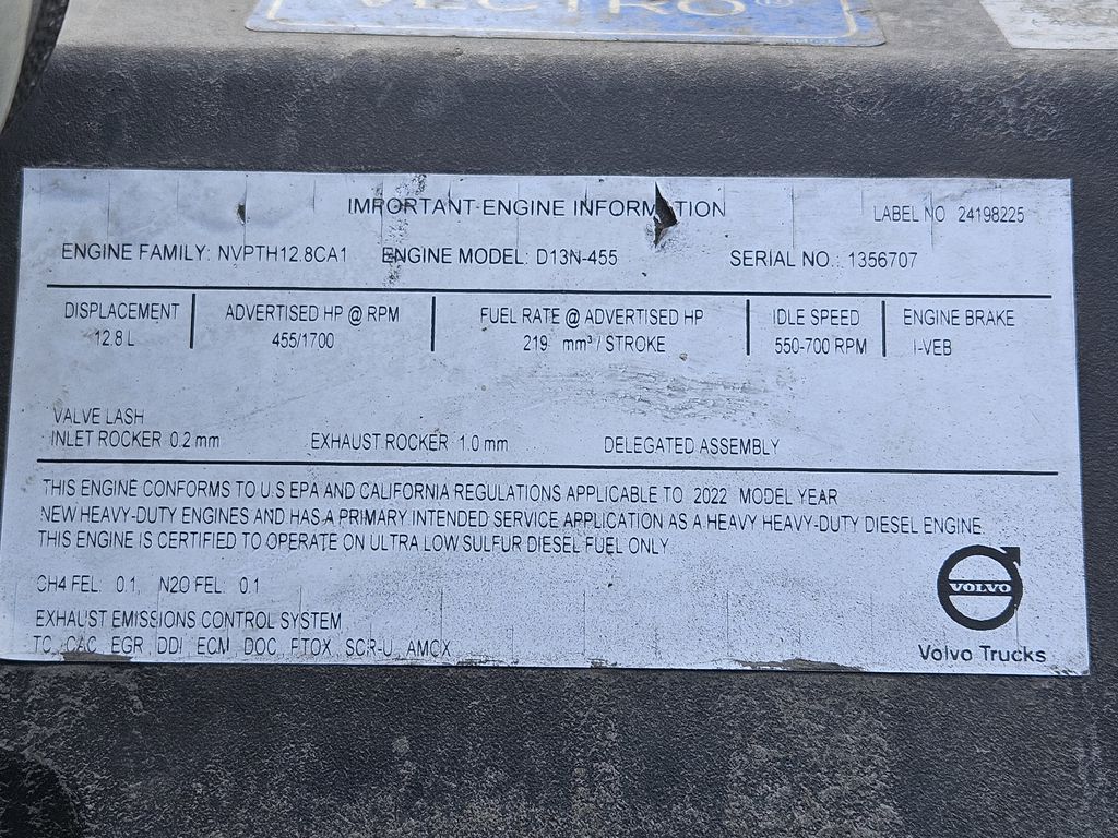 Slide images of 2023 VOLVO VNL64T860