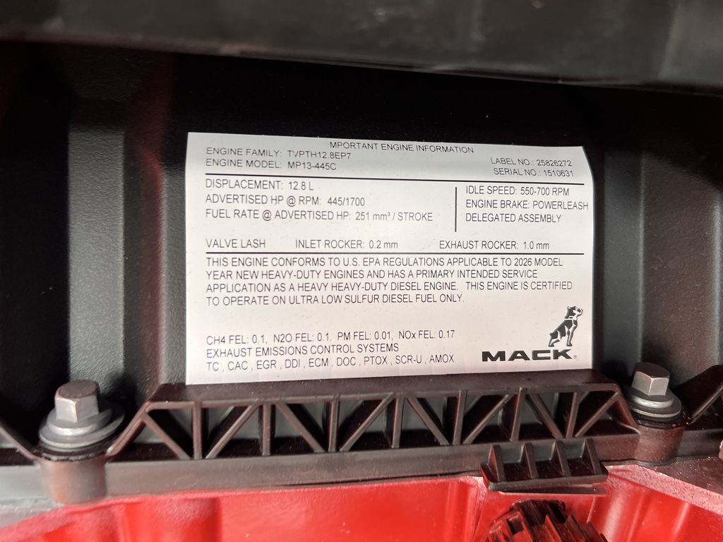 Slide images of 2027 MACK AN64T DC