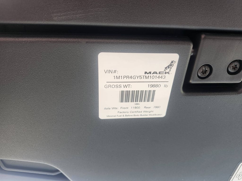 Slide images of 2026 MACK PIONEER 64T 76H