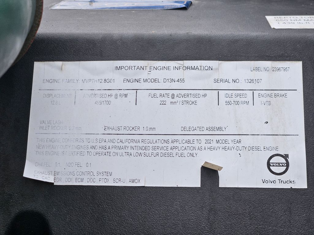 Slide images of 2022 VOLVO VNL64T860 