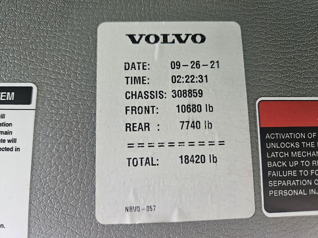 Slide images of 2022 VOLVO VNL64T860