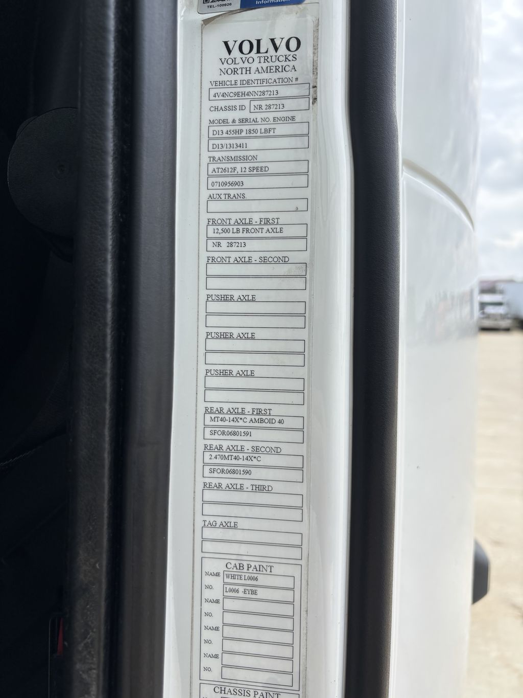 Slide images of 2022 VOLVO VNL64T860
