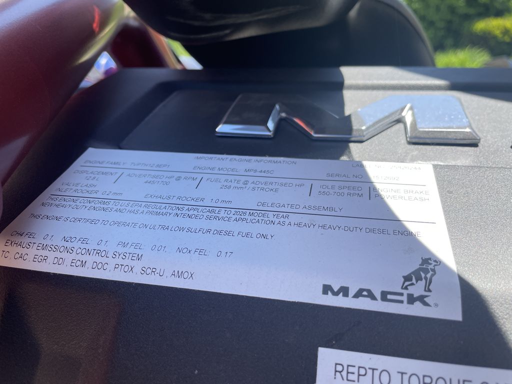Slide images of 2027 MACK Granite 104BR