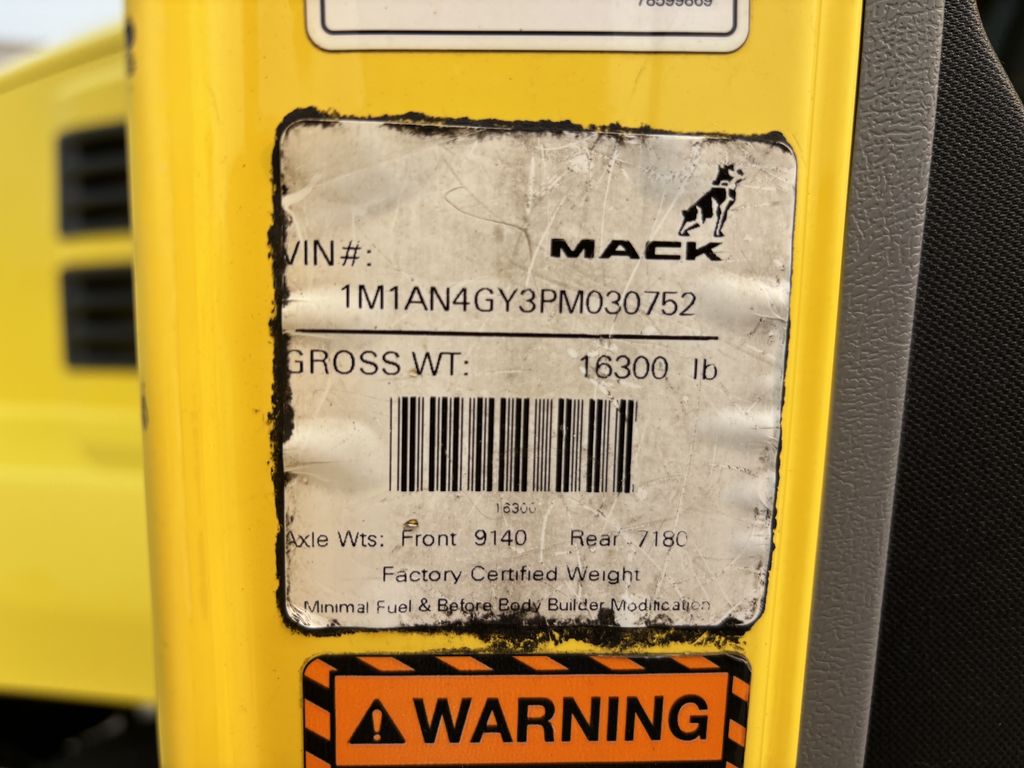 Slide images of 2023 MACK AN64T DC