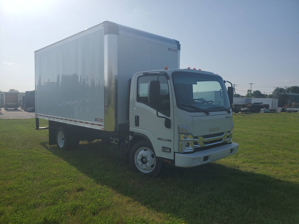 Slide images of 2026 ISUZU NPR GAS HD