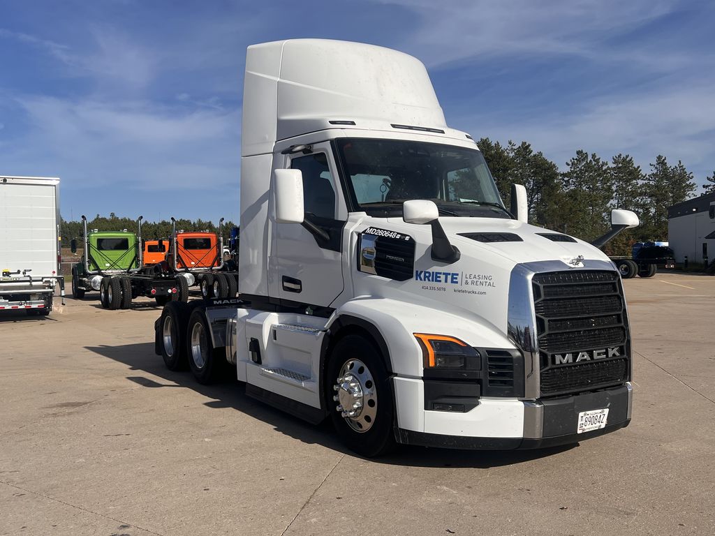 Slide images of 2026 MACK PR64T DAY CAB DEMO